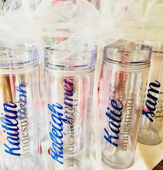 Bridesmaid Proposal Gift Tumblers Set of 10, Girls Weekend Gift, Wedding Favors, Gifts