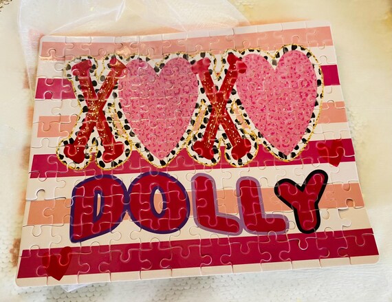 Name Jigsaw puzzle, Valentine, Birthday Gift