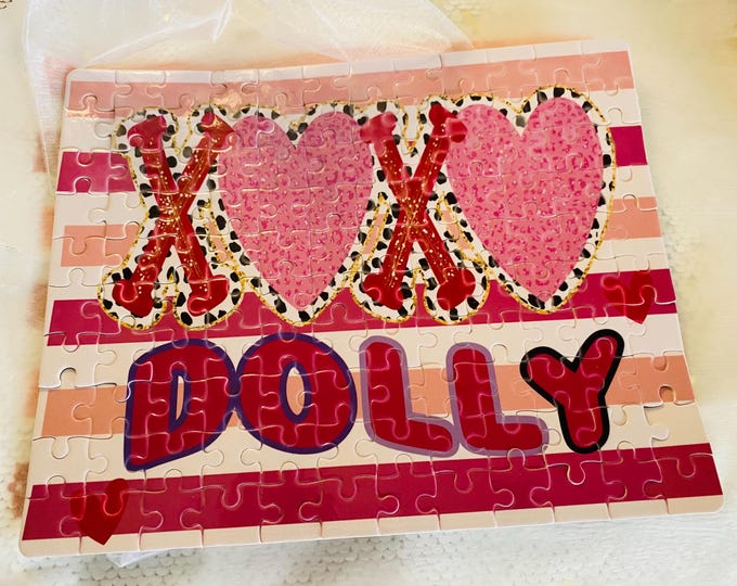 Name Jigsaw puzzle, Valentine, Birthday Gift