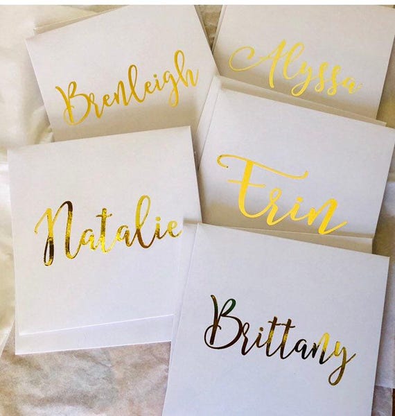 Personalized Bridesmaid Proposal Gift Box, 9x9 Glossy Cardstock
