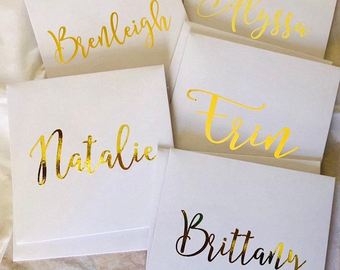 Personalized Bridesmaid Proposal Gift Box, 9x9 Glossy Cardstock