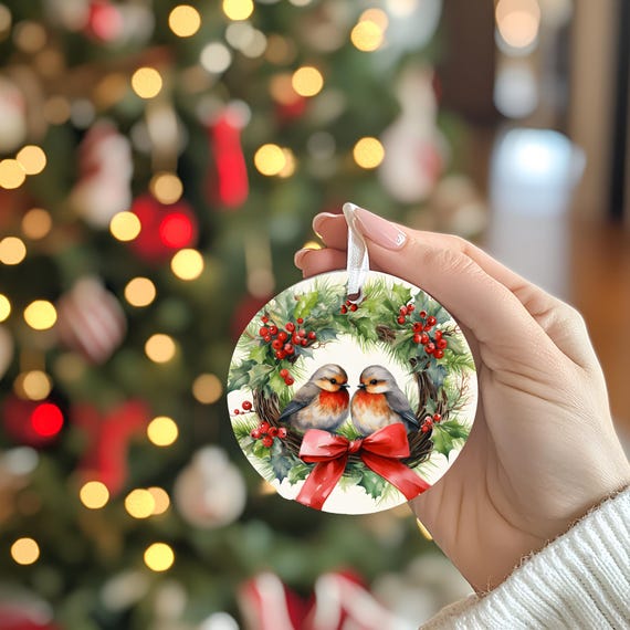 Cardinal Christmas Ornament: Bird Lover Gift, Garden Gifts