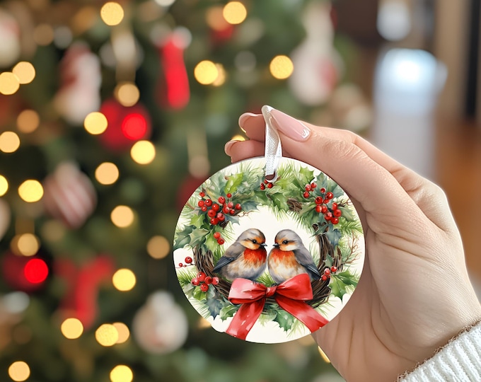 Cardinal Christmas Ornament: Bird Lover Gift, Garden Gifts