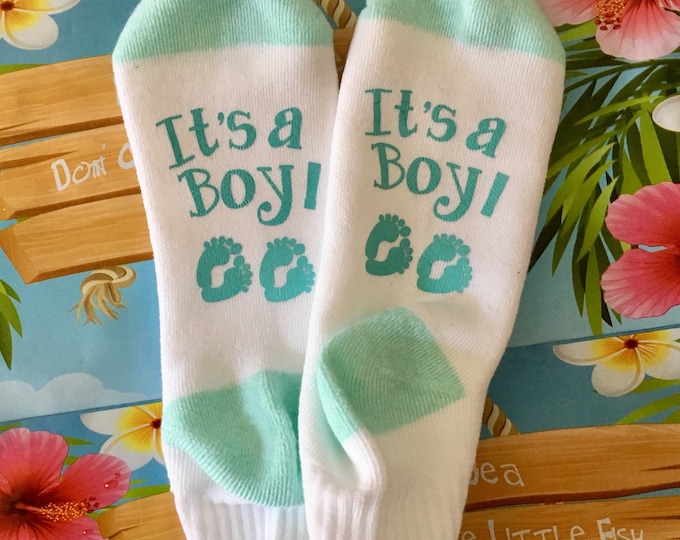 Labor Socks Baby Shower Gift for new mom, Gender Reveal Pregnancy Socks, Gifts