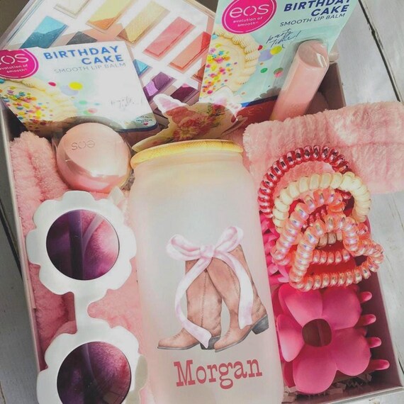 Birthday Gift box for cowgirl, Sleepover party gift