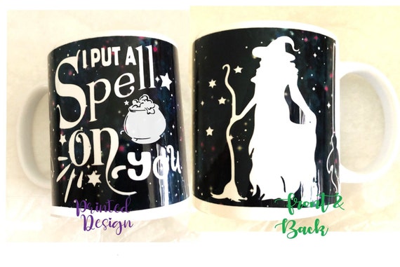 Witch Mug, 'I Put A Spell On You', Halloween Gift