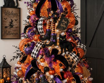 Halloween Tree Kit, Witch Spellbook Tree Kit, Halloween Decor