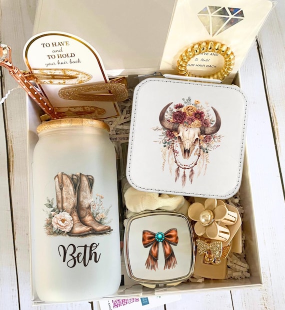 Cowgirl western-chic gift box