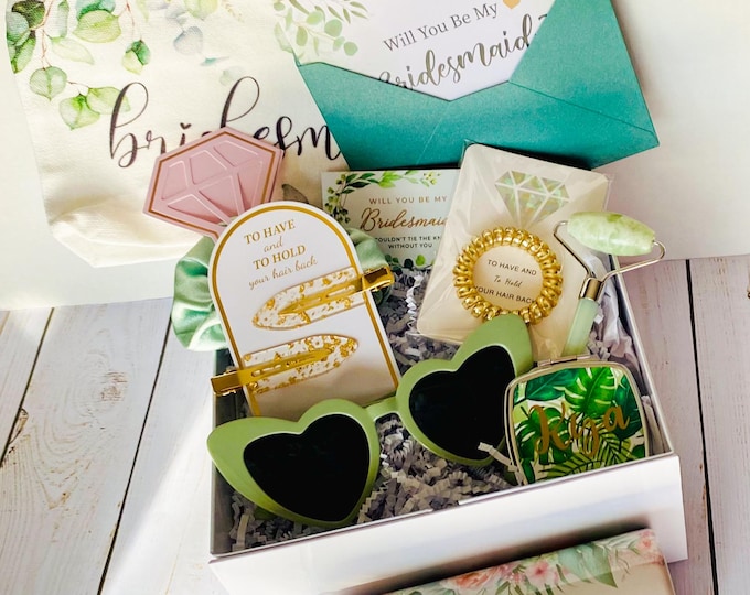 Bridesmaid Proposal Box: Custom Bridal Party Gift Set
