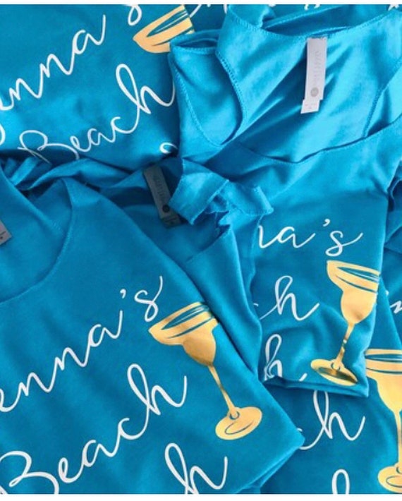 Personalized Bachelorette Party Tank Tops: Bridal Racerback Shirts