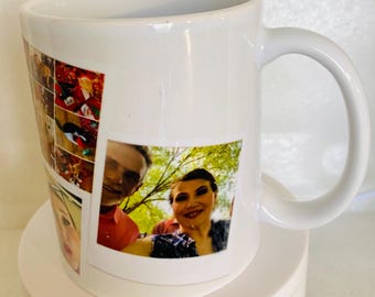 Custom Photo Mug: Personalized Handwriting Gift with Free Gift Box