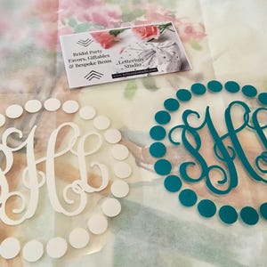 Preppy Monogram Shirt Decal: Iron-On Vinyl for Back to School