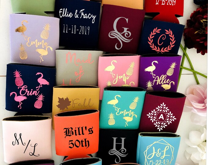 Custom Event Can Holders: Corporate, Wedding, Birthday