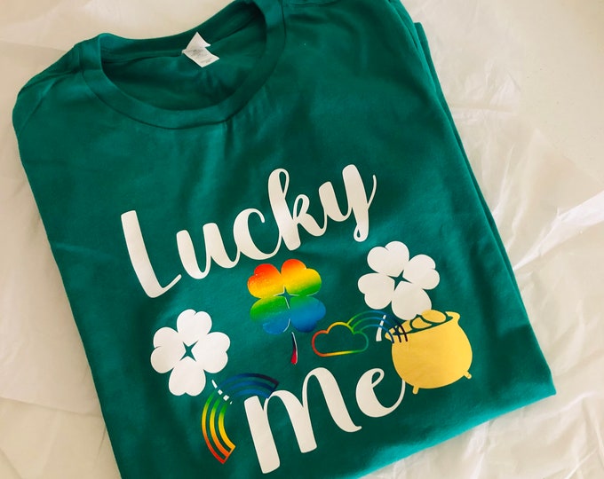 St. Patrick's Day Shirt: Lucky Me Clover Tee