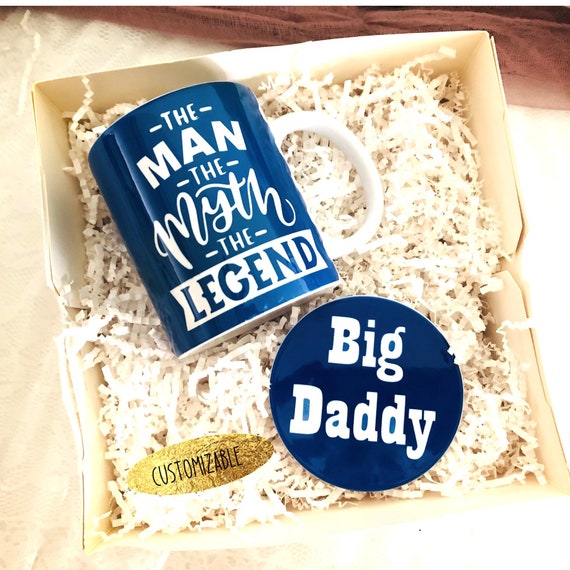 Father's Day Mug & Coaster Gift Set, 12 oz, with Gift Box