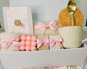 Self Care Gift Box – Cozy Blanket Gift Basket - New Employee Welcome