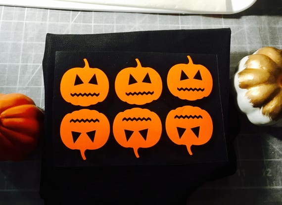 Iron On Pumpkin Set: Fall Craft Supplies - Easy DIY Projects