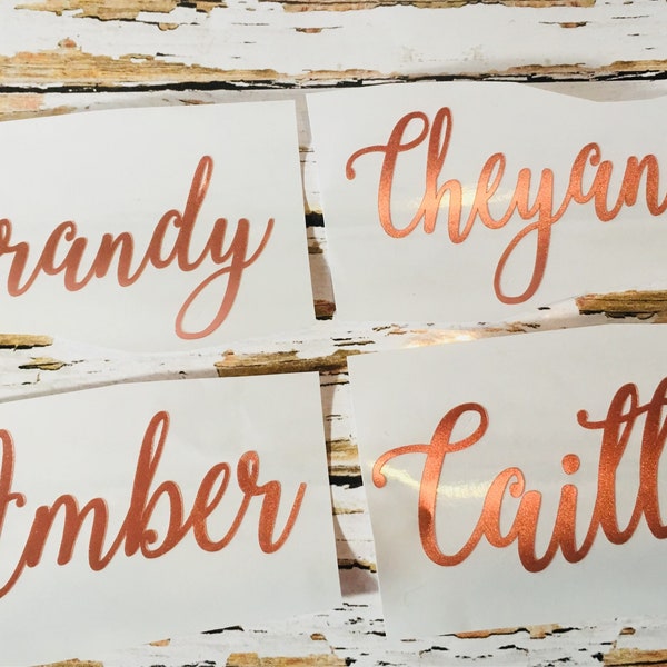 Rose Gold Vinyl Etsy