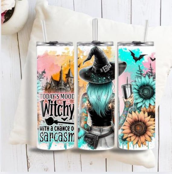 Witchy Tumbler, Halloween Gift, Sarcasm gifts, Stainless Tumbler 20 ounce