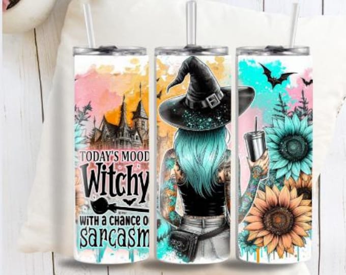 Witchy Tumbler, Halloween Gift, Sarcasm gifts, Stainless Tumbler 20 ounce