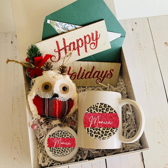 Ready to Give Gift Box with Mug, Coasters, ornament and card