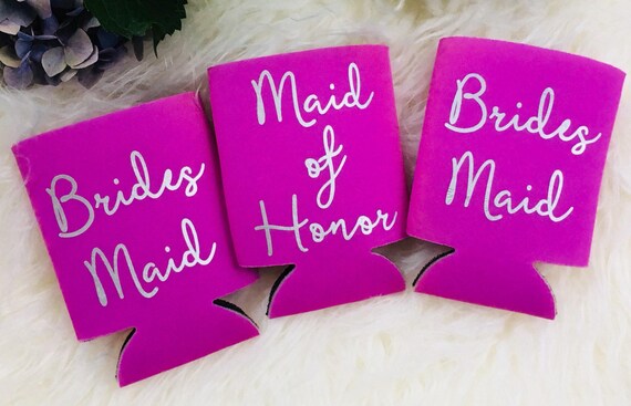 Personalized Bridesmaid proposal Can holder invite Gift, Gifts