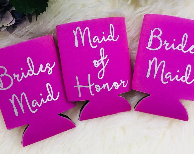 Personalized Bridesmaid proposal Can holder invite Gift, Gifts