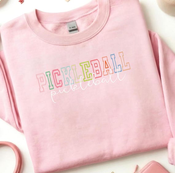 Pickleball Sweatshirt, Womens Shirt, Picklball player gift