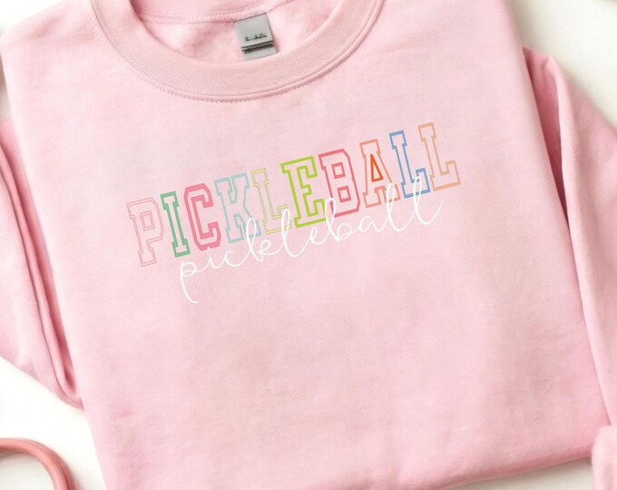 Pickleball Sweatshirt, Womens Shirt, Picklball player gift