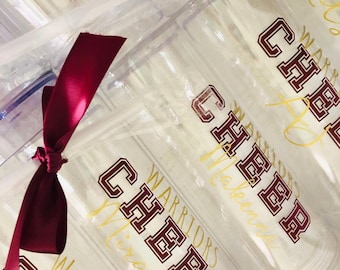 Personalized Cheer Tumblers: Bulk Cheerleading Gifts