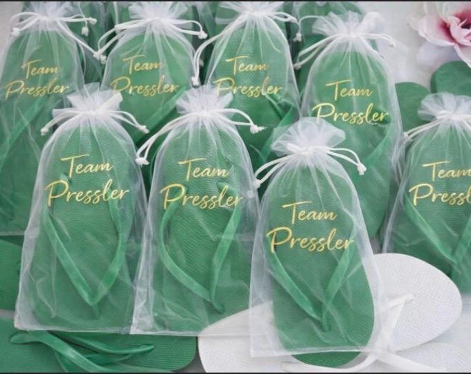 Bulk Reception Flip Flops, Company Retreat Party Favors