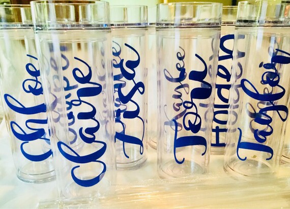 Bridal Party Tumblers with names, Wedding favor for Guests in Bulks, Gifts
