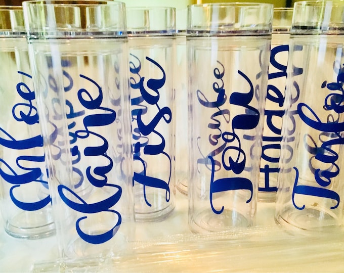Bridal Party Tumblers with names, Wedding favor for Guests in Bulks, Gifts