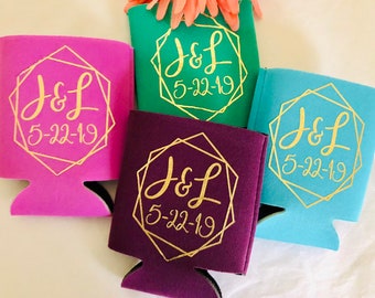 Wedding favors for guests in bulk, Wedding monogram can holders, Gifts