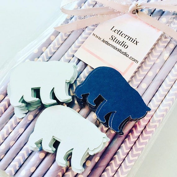 Winter theme birthday party blue Paper straws, Baby shower decor, Cake Pop stickss, Holiday Sale