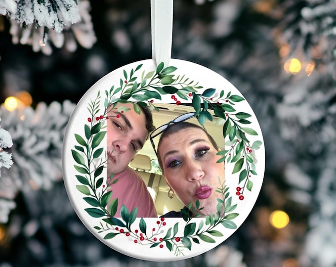 Photo Ornament,  Pet or Family Ornament