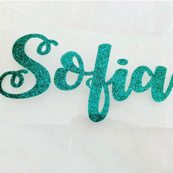 Glitter Iron On Etsy