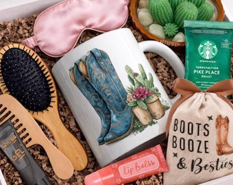 Cowgirl-themed gift box, coffee lovers gift for mothers day