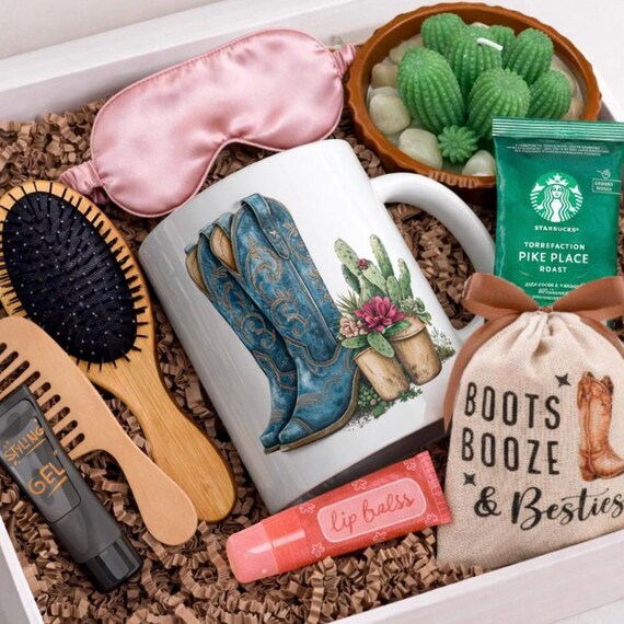 Cowgirl-themed gift box, coffee lovers gift for mothers day