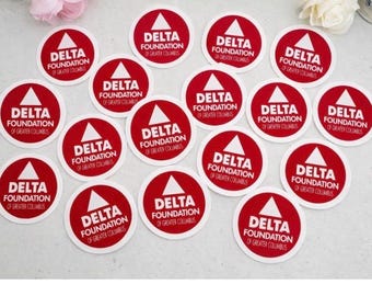 Business Logo Stickers, Company Branding, 2 inch labels