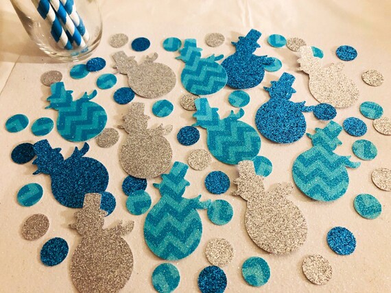 Snowman Confetti, Winter Birthday decor, Table scatter, Birthday party Confettis, Gifts
