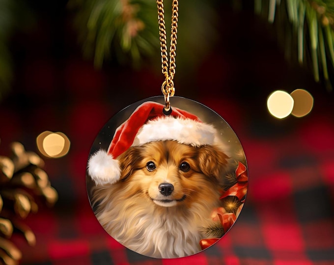 Pet Photo Ornament: Custom Dog or Cat Memorial Gift