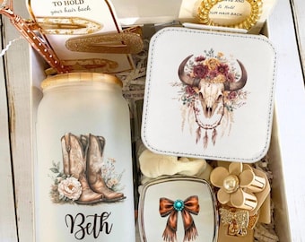 Cowgirl western-chic gift box