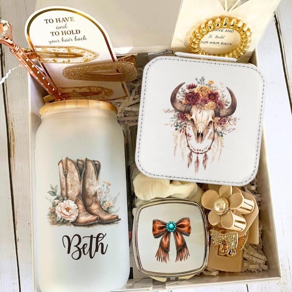 Cowgirl western-chic gift box