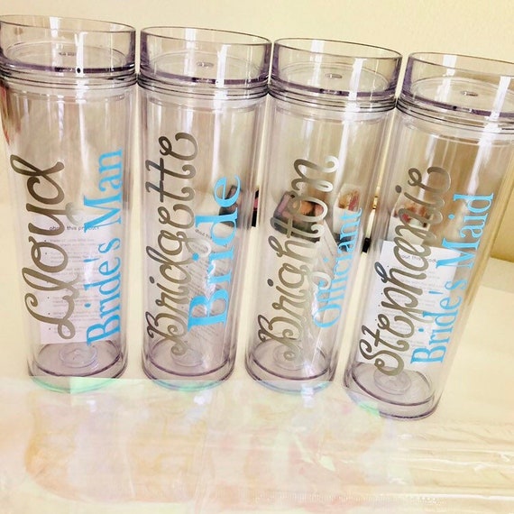 Matching Bridesmaid Tumblers, Personalized Bridal Party Gifts, Gifts