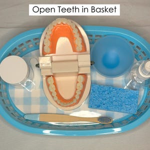 Tooth Brushing - Montessori Practical Life - ALL MATERIALS INCLUDED - Montessori - Home School