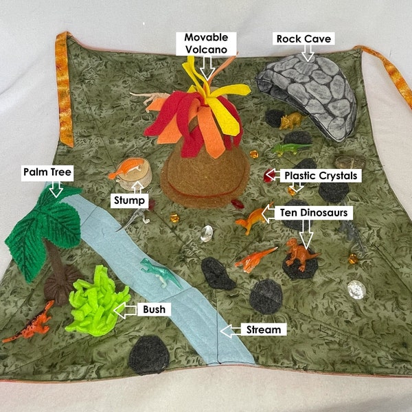 Volcano  Set - Desert Biome - Cultural studies Grammar Work  Montessori Materials -EVERYTHING PICTURED INCLUDED