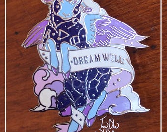 Celestial Dream Well Sheep Hard Enamel Pin