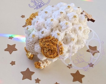 Crocheted Celestial Day Sheep Plush