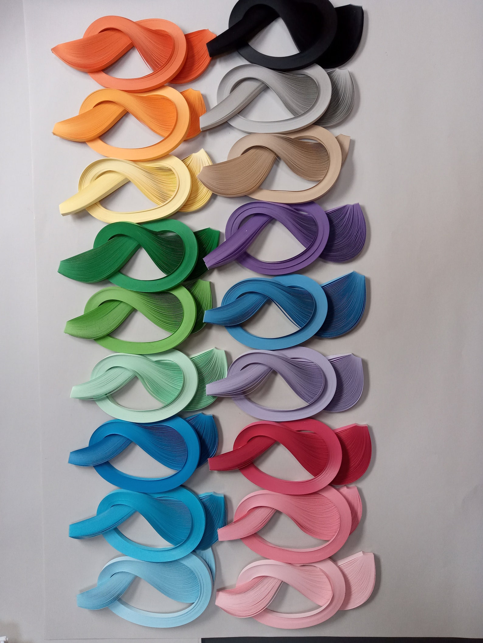 Quilling Paper . 5mm Bulk Pack. 1800 Strips 18 Bundles Etsy